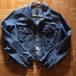Gap size small blue jean jacket
